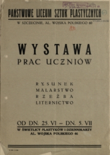[Afisz] Wystawa prac uczniów