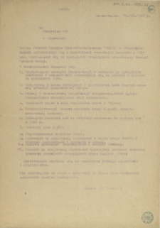 Do Prezydium WRN w Szczecinie