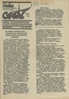 Grot : pismo NSZZ "Solidarność" Stoczniowców. 1987 nr 72