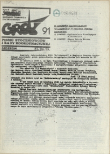 Grot : pismo NSZZ "Solidarność" Stoczniowców. 1988 nr 91