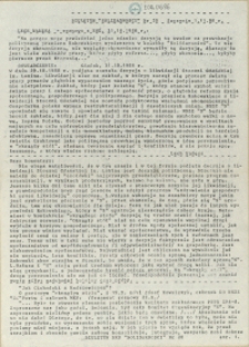 Biuletyn "Solidarności" : [Międzyzakładowy Komitet Organizacyjny NSZZ "Solidarność" Regionu Pomorza Zachodniego]. 1988 nr 20