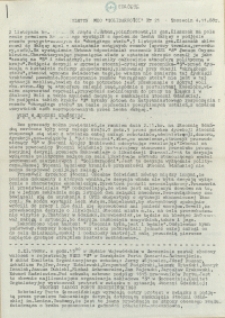 Biuletyn Międzyzakładowego Komitetu Organizacyjnego "Solidarność" Szczecin. 1988 nr 21