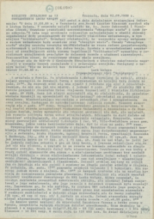 Biuletyn Strajkowy. 1988 nr 13