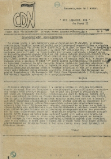 CDN : pismo NSZZ "Solidarność" Zarządu Portu Szczecin-Świnoujście. 1989 nr 6