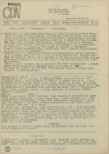 CDN : pismo NSZZ "Solidarność" Zarządu Portu Szczecin-Świnoujście. 1989 nr 13