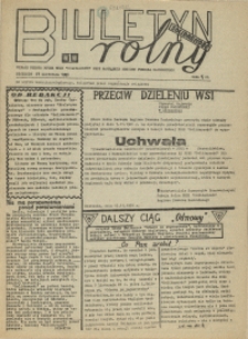 Biuletyn Rolny : Solidarność. 1981 nr 1