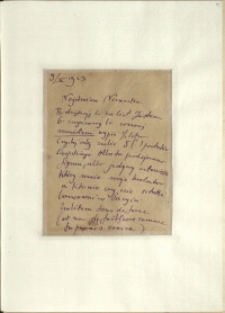 Listy Stanisława Ignacego Witkiewicza do żony Jadwigi z Unrugów Witkiewiczowej. List z 09.10.1923
