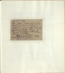 Listy Stanisława Ignacego Witkiewicza do żony Jadwigi z Unrugów Witkiewiczowej. Kartka pocztowa z 07.04.1925