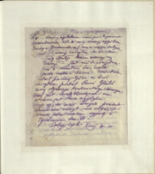 Listy Stanisława Ignacego Witkiewicza do żony Jadwigi z Unrugów Witkiewiczowej. List z kwietnia 1925
