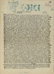 Wici : pismo Solidarności Walczącej. 1989. nr 8
