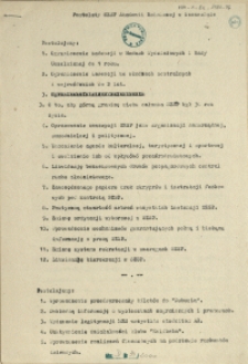 Postulaty SZSP Akademii Rolniczej w Szczecinie