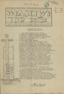 Właściwy Tor : biuletyn informacyjny NSZZ "Solidarność" Kolejarzy Pomorskiego OKP. 1989 nr 43