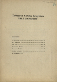 Zakładowa Komisja Związkowa NSZZ "Solidarność"