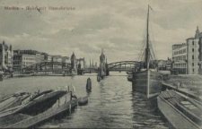Stettin, Hafen mit Hansabrücke