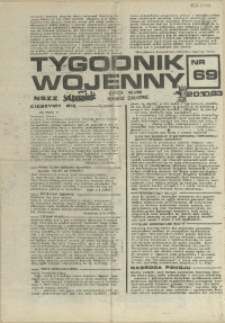 Tygodnik Wojenny : edycja Pomorze Zachodnie. 1983 nr 69