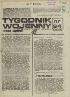 Tygodnik Wojenny : edycja Pomorze Zachodnie. 1984 nr 94