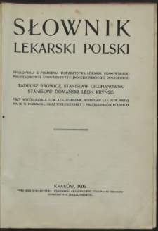 Słownik lekarski polski