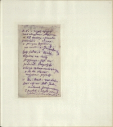 Listy Stanisława Ignacego Witkiewicza do żony Jadwigi z Unrugów Witkiewiczowej. List napisany po 11.04.1925