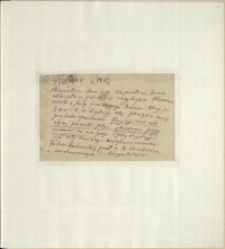 Listy Stanisława Ignacego Witkiewicza do żony Jadwigi z Unrugów Witkiewiczowej. List z 02.08.1925