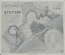 Plan der Stadt Stettin mit der næchsten Umgegend
