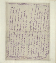 Listy Stanisława Ignacego Witkiewicza do żony Jadwigi z Unrugów Witkiewiczowej. List z 11.11.1925