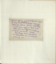 Listy Stanisława Ignacego Witkiewicza do żony Jadwigi z Unrugów Witkiewiczowej. List z 09.11.1925