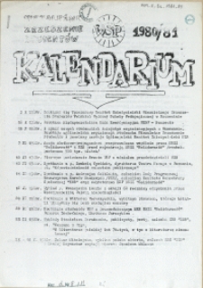 Kalendarium 1980/81