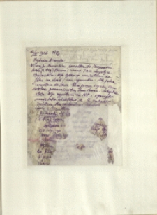 Listy Stanisława Ignacego Witkiewicza do żony Jadwigi z Unrug&oacute;w Witkiewiczowej. List z 12.04.1926