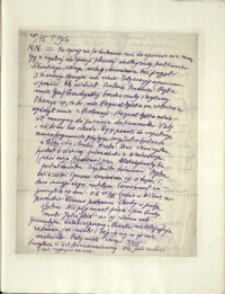 Listy Stanisława Ignacego Witkiewicza do żony Jadwigi z Unrugów Witkiewiczowej. List z 28.07.1926