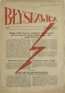 Błyskawica. 1952, 8 września