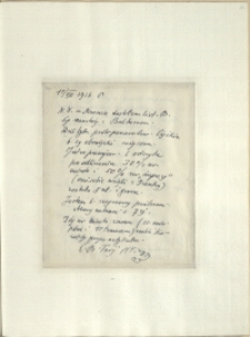 Listy Stanisława Ignacego Witkiewicza do żony Jadwigi z Unrugów Witkiewiczowej. List 11.08.1926