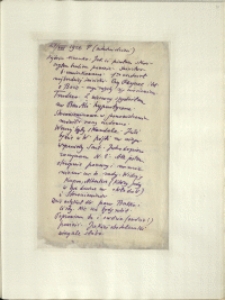 Listy Stanisława Ignacego Witkiewicza do żony Jadwigi z Unrugów Witkiewiczowej. List z 27.08.1926