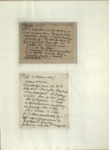 Listy Stanisława Ignacego Witkiewicza do żony Jadwigi z Unrugów Witkiewiczowej. Kartka pocztowa z 11.11.1926. List z 16.11.1926