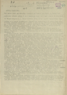 Komunikat Ośrodka Informacji NZS Szczecin. 1981 nr 1