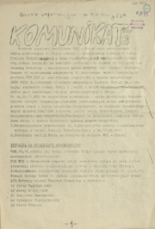 Komunikat Ośrodka Informacji NZS Szczecin. 1981 nr 8