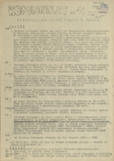 Komunikat Ośrodka Informacji NZS Szczecin. 1981 nr 11