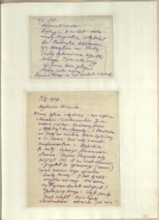 Listy Stanisława Ignacego Witkiewicza do żony Jadwigi z Unrugów Witkiewiczowej. List z 06.05.1927. List z 09.05.1927
