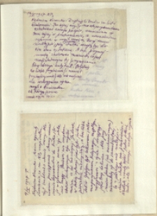Listy Stanisława Ignacego Witkiewicza do żony Jadwigi z Unrugów Witkiewiczowej. List z 13.05.1927. List z 14.05.1927