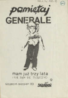 [Afisz] Pamiętaj generale