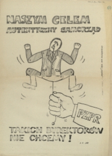 [Afisz] Naszym celem autentyczny samorząd