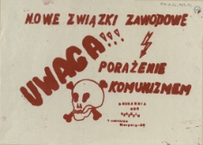 [Afisz] Nowe związki zawodowe