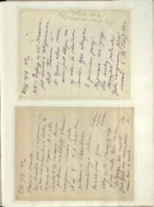 Listy Stanisława Ignacego Witkiewicza do żony Jadwigi z Unrug&oacute;w Witkiewiczowej. List z 01.07.1927. List z 29.06.1927