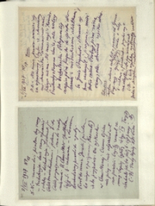 Listy Stanisława Ignacego Witkiewicza do żony Jadwigi z Unrugów Witkiewiczowej. List z 06.07.1927. List z 08.07.1927.