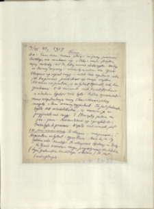 Listy Stanisława Ignacego Witkiewicza do żony Jadwigi z Unrugów Witkiewiczowej. List z 19.07.1927