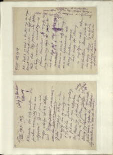 Listy Stanisława Ignacego Witkiewicza do żony Jadwigi z Unrugów Witkiewiczowej. List z 08.08.1927. List z 11.08.1927