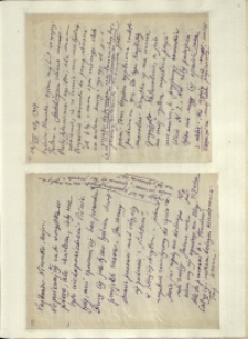 Listy Stanisława Ignacego Witkiewicza do żony Jadwigi z Unrugów Witkiewiczowej. List z 12.08.1927