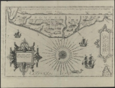 The sea carde of the coastes of the Dutchie of Pomerland in there trewe Situation