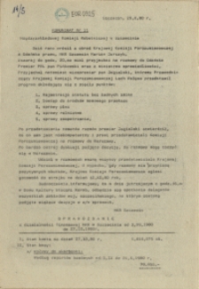 Komunikat Międzyzakładowej Komisji NSZZ "Solidarność". 1980 nr 11