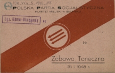 [Zaproszenie. Inc.:] Zabawa Taneczna [...]