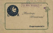 Zaproszenie : "Nastroje wiosenne"